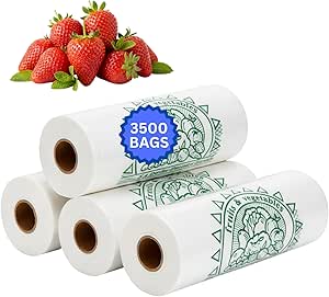 رول تولید 5 روزه HDPE چاپ شده با کیسه پلاستیکی 10