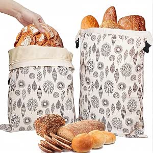 کیسه های نان موم زنبور عسل قابل استفاده مجدد، کیسه های نگهداری مواد غذایی پنبه ای 17