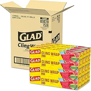 رول پلاستیکی Glad® ClingWrap – رول 200 فوت مربعی