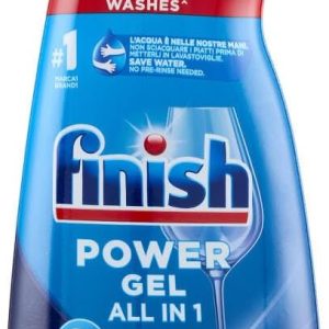 Finish All in One Max Power ژل ظرفشویی با انحلال سریع 30 شستشو 600 میلی لیتر بسته یک عددی تازه