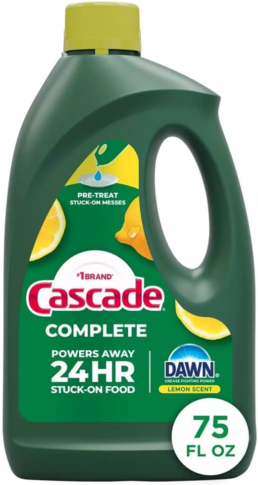 ژل مایع شوینده ماشین ظرفشویی Cascade Complete، مایع ظرفشویی، صابون ماشین ظرفشویی، مرکبات، 75 اونس