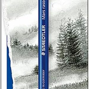 قلم پاک کن Staedtler Mars Razor 526 61BK-C با قلم مو، بدون فتالات و لاتکس، کارت بلیستر یک قلم، چند رنگ