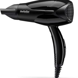 خشک کن BaByliss Powerlight 2000، خشک کن 2000 واتی سبک و قدرتمند با زمان خشک شدن سریع، 2 کنترل گرما و 2 سرعت، کارکرد آسان و تنظیمات کارآمد و قابل تنظیم، D212SDE (مشکی)