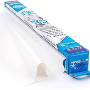 تخته سفید جادویی – ورق های قابل استفاده مجدد به هر سطحی می چسبد – رول سوراخ دار 25 ورق (A1)