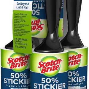 غلتک پاک کننده گرد و غبار پاک کننده پرز و کرک مو Scotch-Brite 3M Scotch-Brite 95 Tear Sheets x 5 Roller