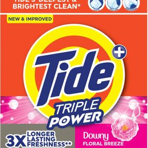 Tide Triple Power Floral Breeze، 2.25 کیلوگرم، پودر شوینده لباسشویی