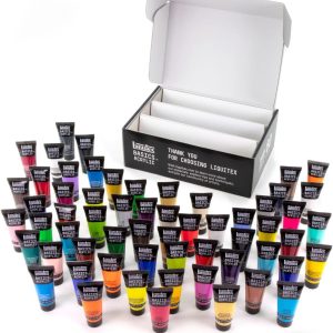 رنگ اکریلیک Liquitex Basics, 60 60 x 22ml مجموعه رنگ, 3699392, 60 ست فاربن