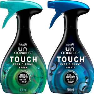 اسپری پارچه و ضد بو Febreze Unstopables Touch، Fresh & Breeze، 16.9 اونس، بسته 2 عددی