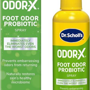 اسپری پا پروبیوتیک دکتر Scholl’s 4oz فوراً از بین می رود و از بوی بد ناشی از عود کننده کفش، 4 اونس جلوگیری می کند.