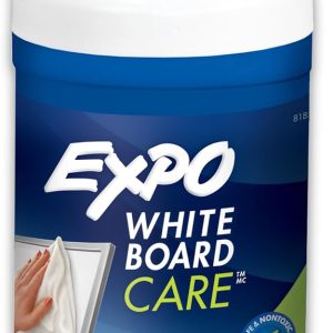 دستمال مرطوب پاک کننده خشک EXPO White Board Care، 8 اینچ x 5.5 اینچ، 50 شمارش