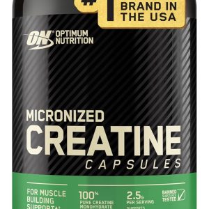 کپسول کراتین مونوهیدرات میکرونیزه Optimum Nutrition، کتو دوستانه، 2500 میلی گرم، 300 کپسول (بسته بندی ممکن است متفاوت باشد)
