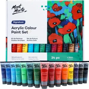 Mont Marte اکریلیک رنگ 24X36ML