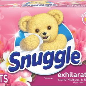 Snuggle Exhilarations Fabric Conditioner Dryer Sheets, Island Hibiscus & Rainflower, 70 Count, brand is Snuggle, the variation is Scent that Island Hibiscus & Rainflower