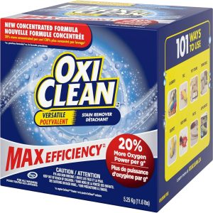 پودر لکه بر همه کاره حداکثر کارایی OxiClean 5.25 کیلوگرم – 101 روش استفاده