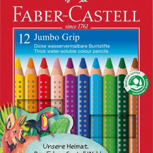 مداد رنگی جامبو گریپ Faber-Castell 12 Pk.