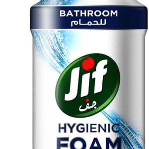اسپری فوم بهداشتی JIF مجهز به سفید کننده، حمام، برای از بین بردن 100٪ لکه، 450 میلی لیتر