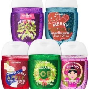 دسته ضد عفونی کننده دست Bath & Body Works 5 پک Pocketbac Holiday Traditions