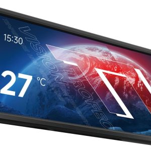 زیر نمایشگر Thermalright Trofeo Vision LCD Case Black Edition دارای یک نمایشگر LCD تمام رنگی 6.86 اینچی (رزولیشن 1280×480) با صفحه نمایش پنل مغناطیسی، پشتیبانی از تصاویر پویا/استاتیک DIY