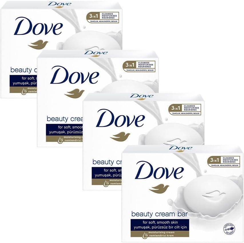 نوار کرم زیبایی دوو صابون آرایشی جامد اثر مرطوب کننده اصل 90G X4 Piece
