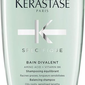 شامپو بدون سیلیکون دو ظرفیتی Kérastase Specifique Bain برای موهای چرب و ریشه 250 میلی لیتر