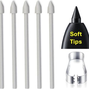 نکات تعویض 5 PCS Soft Tips OEM Tab S10 FE برای Samsung Galaxy Tab S10 FE/S10 FE+/S10/S10+ Plus/S10 Ultra Tablet Tab S10 Stylus S Pen S10 نکات/نکات+موچین (5*نکته)