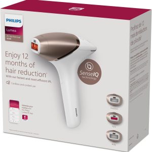 اپیلاتور PHILIPS Lumea IPL با 3 اتصال برای صورت، بدن و نواحی دقیق (زیر بغل و بیکینی) شارژی، مدل: BRI955/60