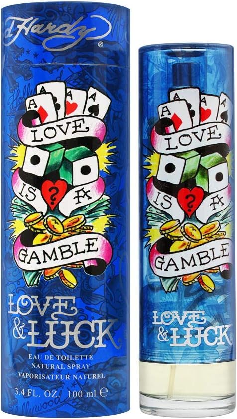 Ed Hardy Love and Luck توسط Christian Audigier برای مردان 3.4 اونس اسپری EDT، 100 میلی لیتر