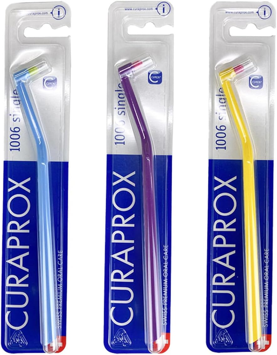 بسته Curaprox 3 عدد مسواک CS 1006 (رنگ های متنوع)