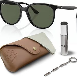 عینک آفتابی مردانه و زنانه مربع شکل Ray-Ban RB4378 با کیت رسمی عینک RAYBAN