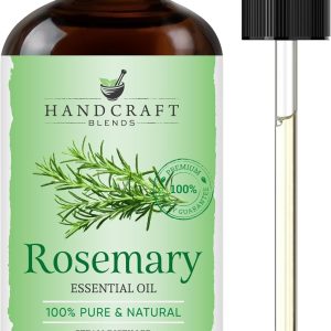Handcraft Blends Essential Oil Rosemary – 1 Fl Oz – 100% خالص و طبیعی – اسانس درجه یک برای پخش کننده و رایحه درمانی، پوست، ماساژ، شمع و صابون سازی عطر
