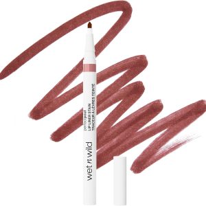 لکه خط لب Wet n Wild Perfect Pout، خط لب ضد لکه برای کانتور کردن لب ها، نوک دقیق، سمت صاف برای پر کردن آسان، جوراب شلواری برهنه با ماندگاری بالا