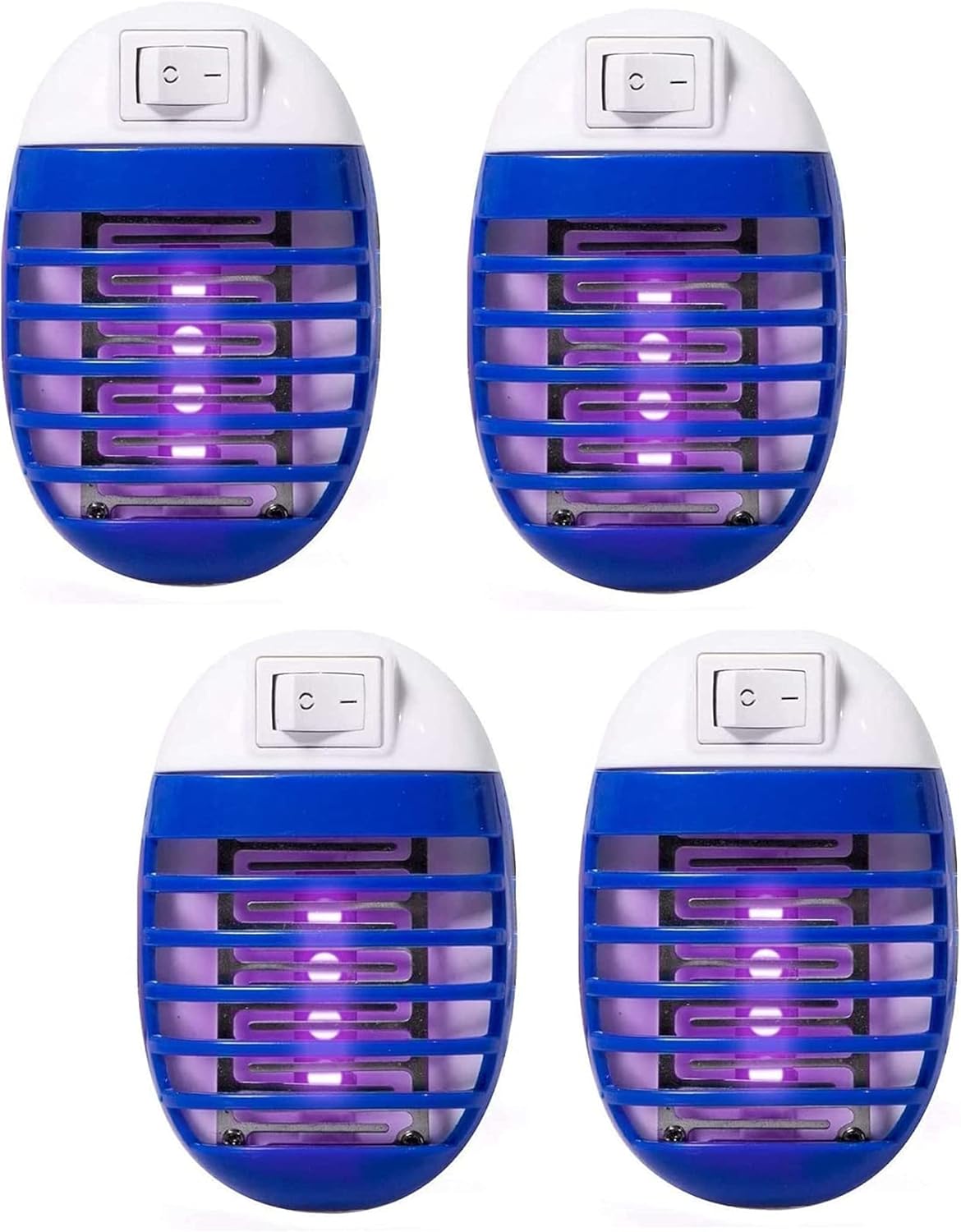 DELFINO 4 Electric Bug Zapper، پشه کش با نور شب LED UV، تله الکترونیکی حشرات برای استفاده در فضای باز