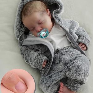 BABESIDE Lifelike Reborn Baby Dolls Boys – نوزاد واقعی 17 اینچی احساس واقعی- عروسک نوزاد تازه متولد شده با بدن وینیل عروسک واقعی نوزاد با اسباب بازی و جعبه هدیه برای کودکان 3 سال به بالا