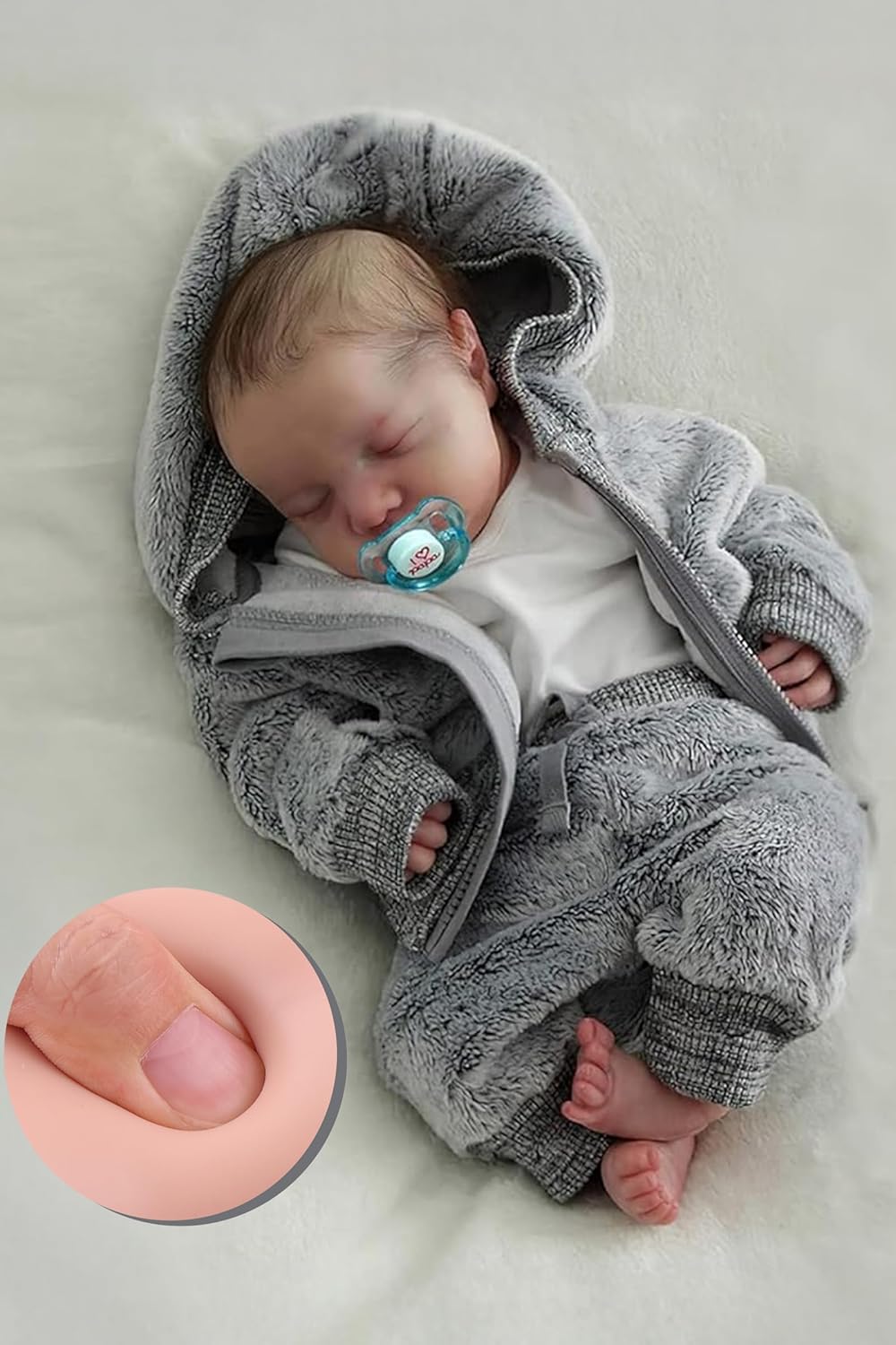 BABESIDE Lifelike Reborn Baby Dolls Boys - نوزاد واقعی 17 اینچی احساس واقعی- عروسک نوزاد تازه متولد شده با بدن وینیل عروسک واقعی نوزاد با اسباب بازی و جعبه هدیه برای کودکان 3 سال به بالا