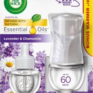 پلاگین Air Wick در روغن معطر، کیت شروع، اسطوخودوس و بابونه 1 سی تی، اسانس، خوشبو کننده هوا