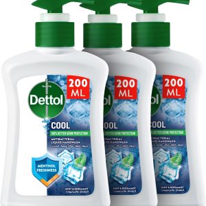 پمپ مایع صابون مایع دستشوی دتول کول رایحه نعناع و ترنج 200 میلی لیتر x3