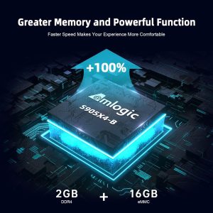 دستگاه پخش رسانه هوشمند Zoomkonm Mecool KM2 Plus Android 11، دستگاه پخش جریانی 4K UHD با دستیار صوتی Google، Netflix Prime Video داخلی، WiFi 5 با بلوتوث 5.0