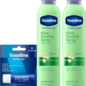 اسپری مرطوب کننده مراقبت ویژه مردانه Vaseline Neut، تسکین دهنده آلوئه 6.5 اونس، بسته 2 عددی