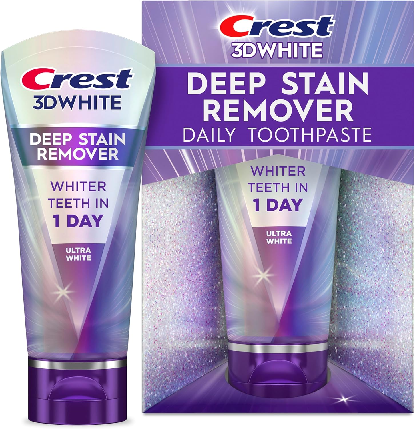 خمیر دندان کرست 3DWhite Brilliance Deep Stain Remover Ultra White - 2.1oz