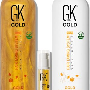 GK HAIR Global Keratin Gold شامپو نرم کننده و براق کننده و محافظت کننده مو با روغن آرگان، کره شی، روغن های طبیعی انواع مو