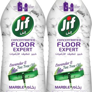 کفپوش متمرکز Jif برای کفپوش مرمر، 1.5 لیتر (بسته 2 عددی)، سفید
