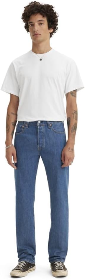 شلوار جین مردانه Levi's 501 اصل (در دو رنگ بزرگ و بلند نیز موجود است)