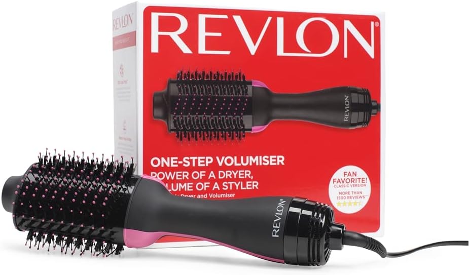 سشوار و حجم دهنده یک مرحله ای Revlon RVDR5222، 2 تنظیم حرارتی به علاوه تنظیم خنک (220-240 ولت)
