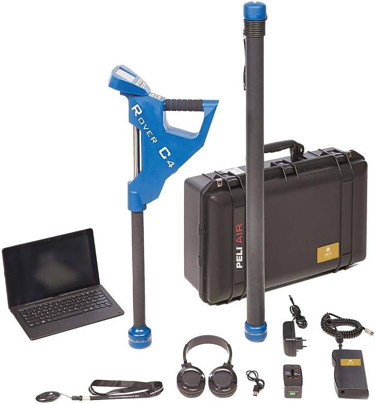 فلزیاب omn OKM Rover C4 و اسکنر کف سه بعدی با رایانه لوحی ویندوز