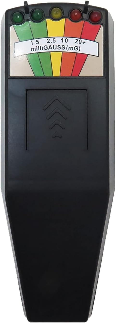 OPODDMO Ghost Hunting Equipment Hand-held EMF Meter Spirit Box تجهیزات ماوراء الطبیعه، مشکی، XS