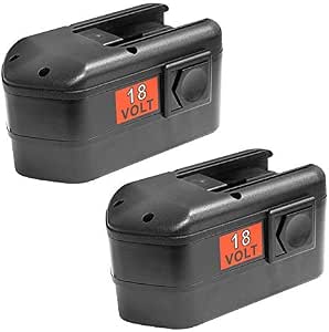 ExpertPower 2 Pack 18v 2000mAh NiCd Battery for Milwaukee 48-11-2230 48-11-2200 48-11-2232 8940158631