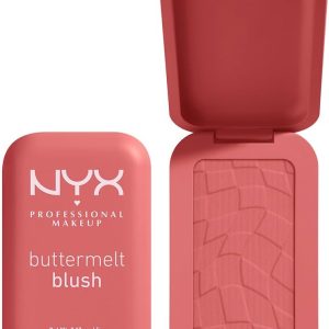 رژگونه باترملت آرایشی حرفه ای NYX، رژگونه پودری، تا 12 ساعت سایش، مقاوم در برابر محو شدن و انتقال، احساس تهوع.