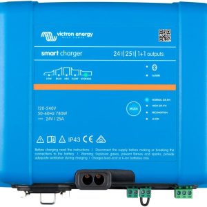 Victron Energy Smart IP43 Charger 24-Volt 25AMP 120-240VAC