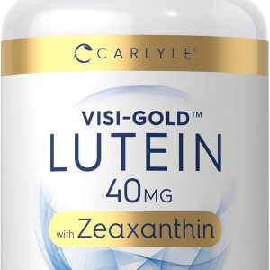 مکمل لوتئین و زیگزانتین بدون GMO و بدون گلوتن Carlyle (40 میلی گرم، 180 ژل نرم)