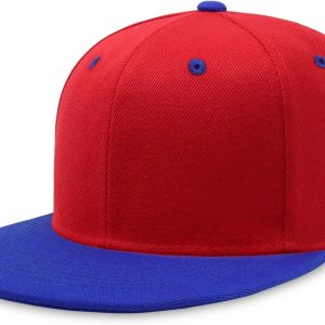 CHOK.LIDS تخت قبض کلاه کلاسیک اسنپ بک کلاه خالی قابل تنظیم لبه بالا انتهای بالا و مد روز کلاه بیسبال رنگی ساده